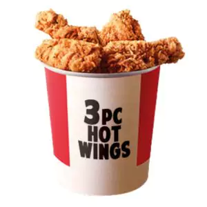 kfc Hot Wings: 3 Pc
