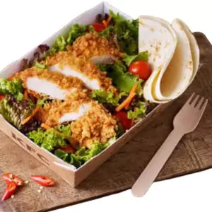 Original Recipe Salad Box with extra Fillet