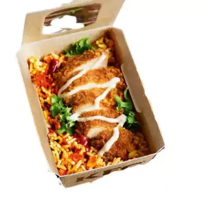 Zinger Ricebox with extra Zinger