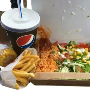 Zinger Ricebox with extra Zinger & Drink